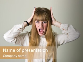 Noise Yell Silence PowerPoint Template