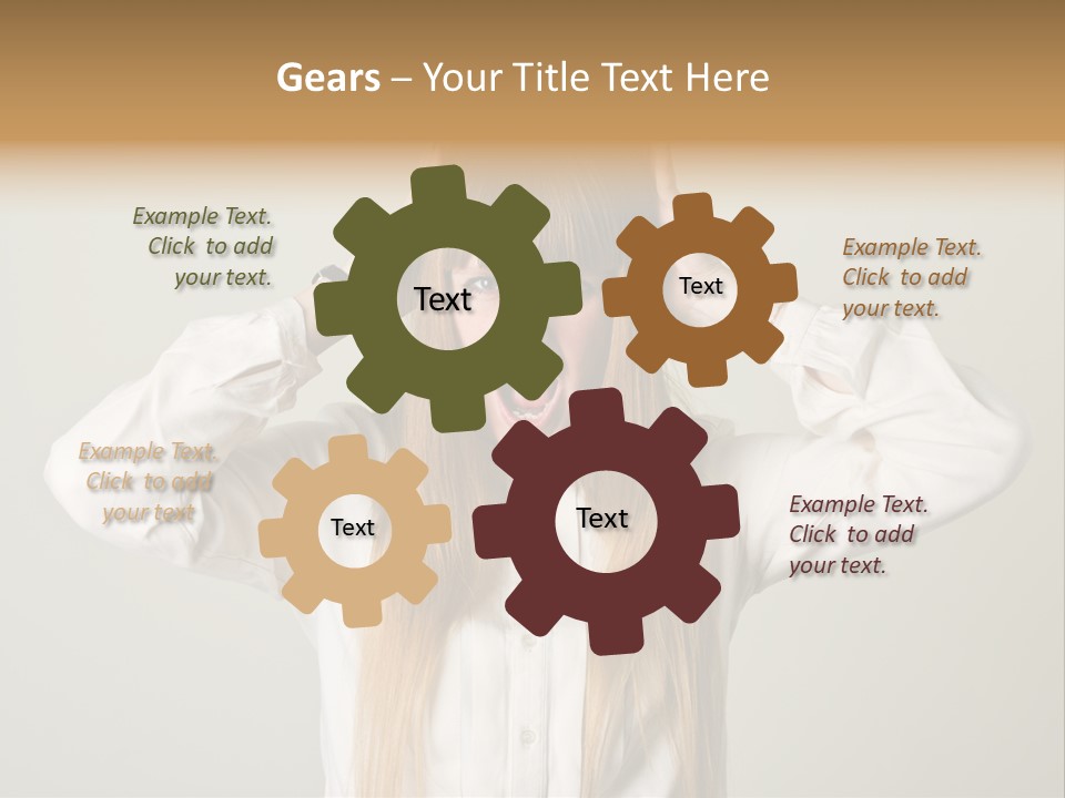 Noise Yell Silence PowerPoint Template