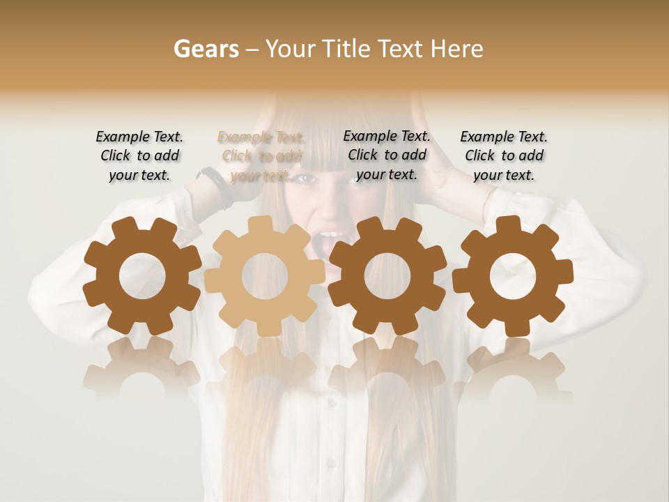 Noise Yell Silence PowerPoint Template