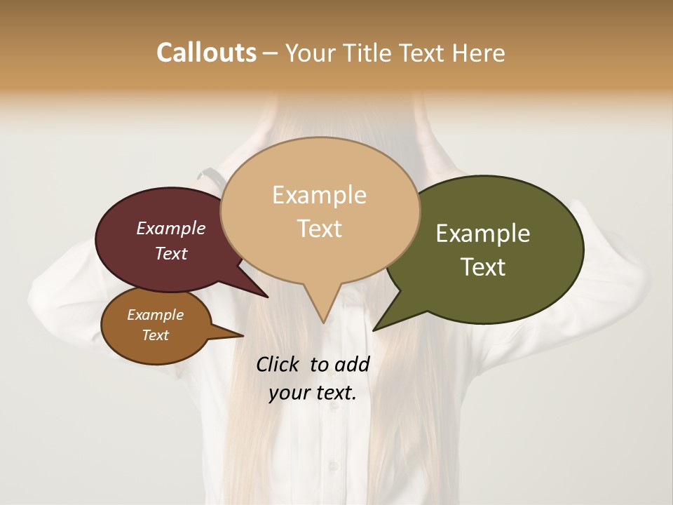 Noise Yell Silence PowerPoint Template