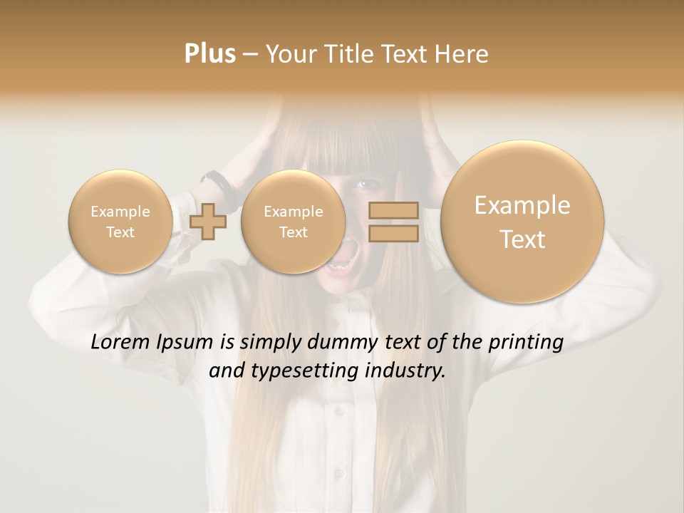 Noise Yell Silence PowerPoint Template