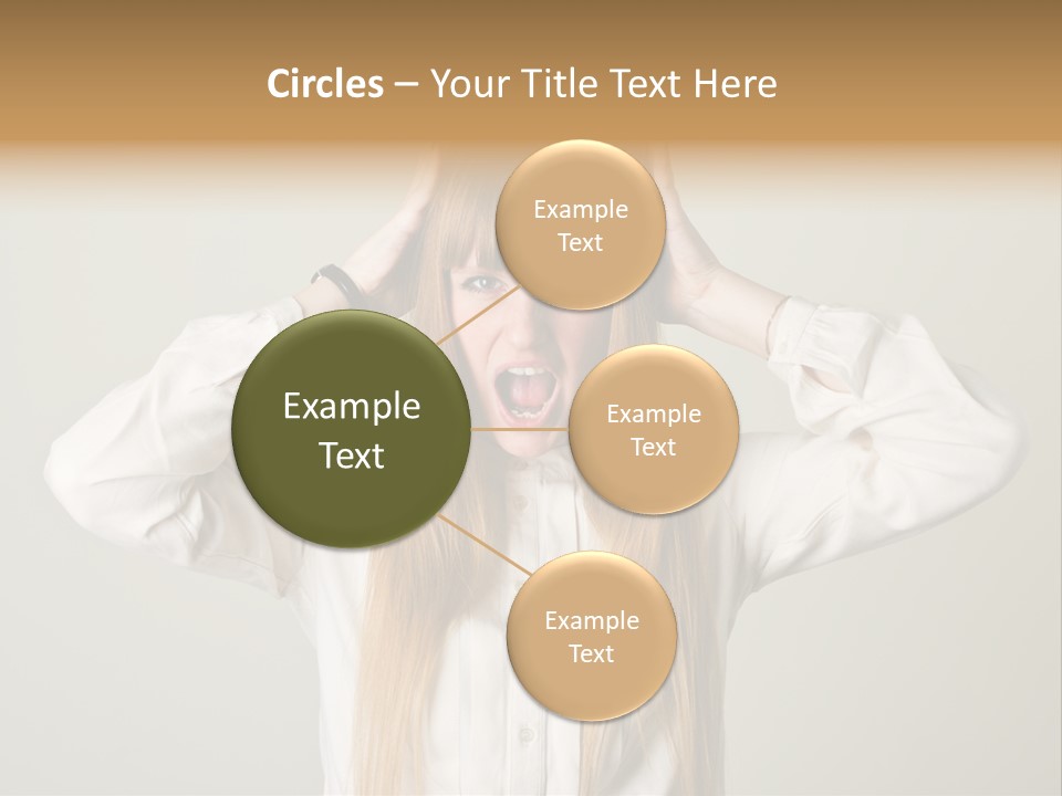 Noise Yell Silence PowerPoint Template