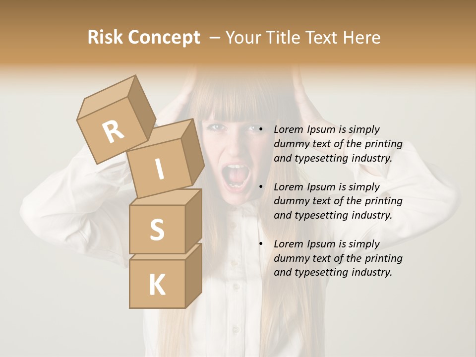 Noise Yell Silence PowerPoint Template