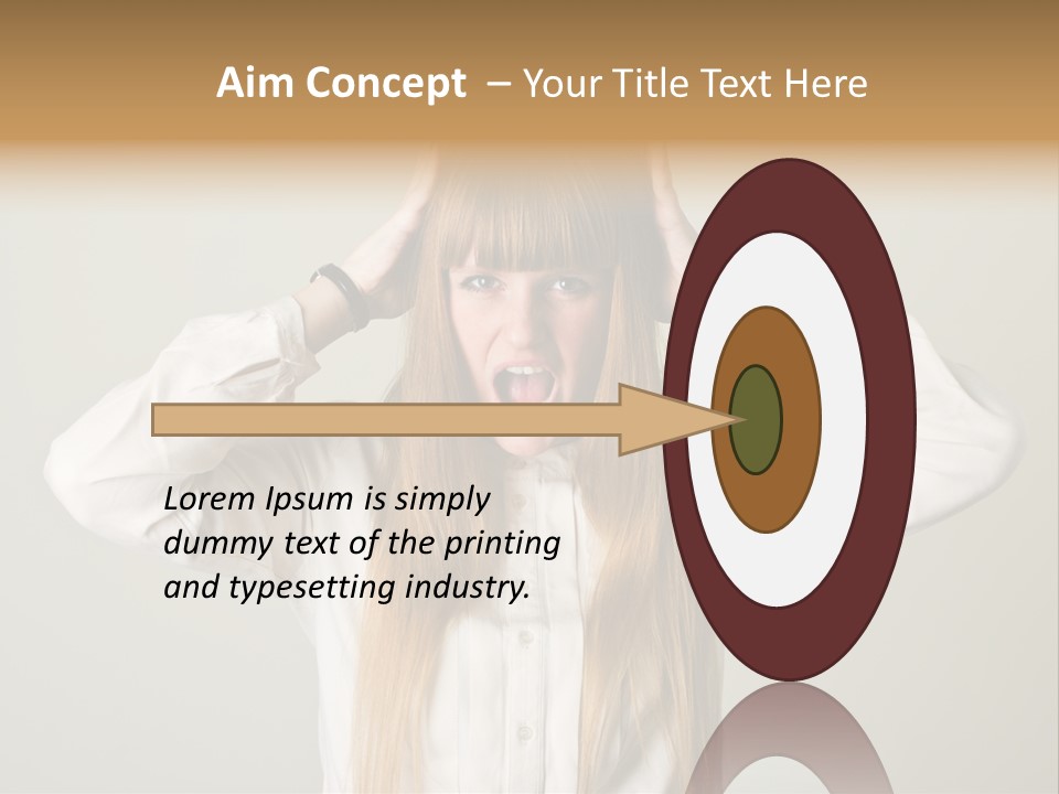 Noise Yell Silence PowerPoint Template