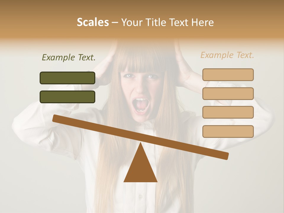 Noise Yell Silence PowerPoint Template