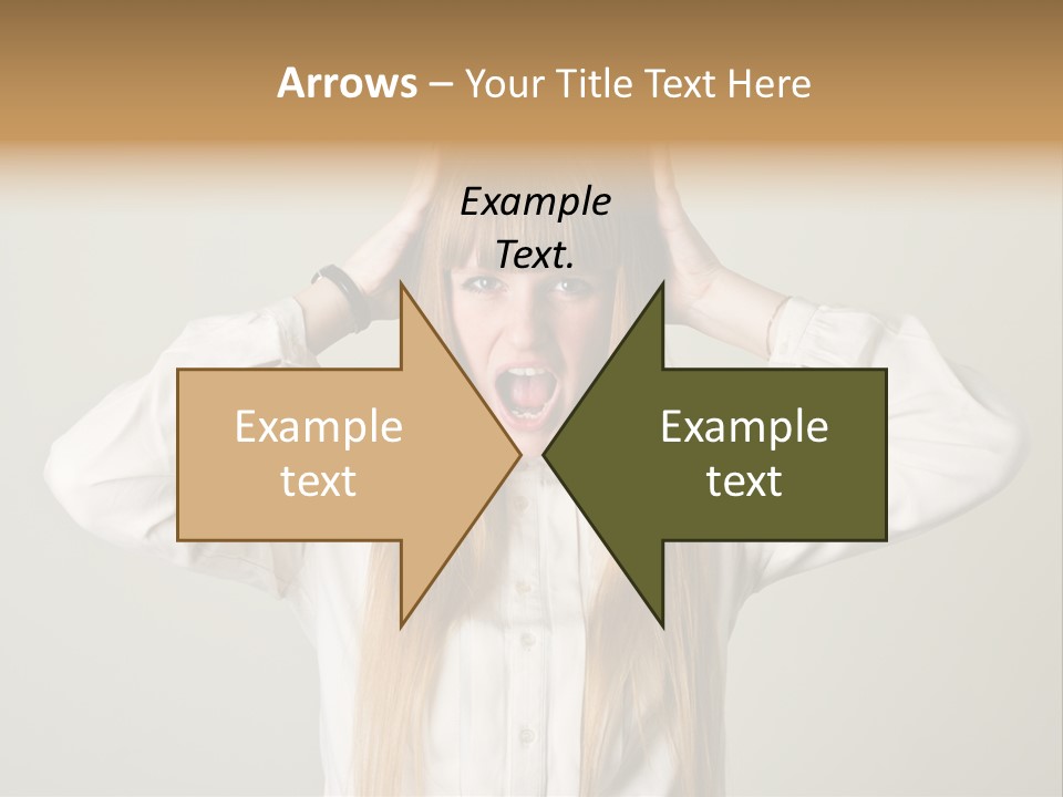 Noise Yell Silence PowerPoint Template