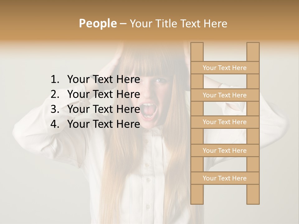 Noise Yell Silence PowerPoint Template