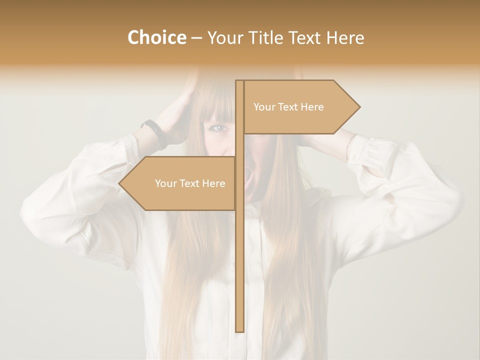 Noise Yell Silence PowerPoint Template