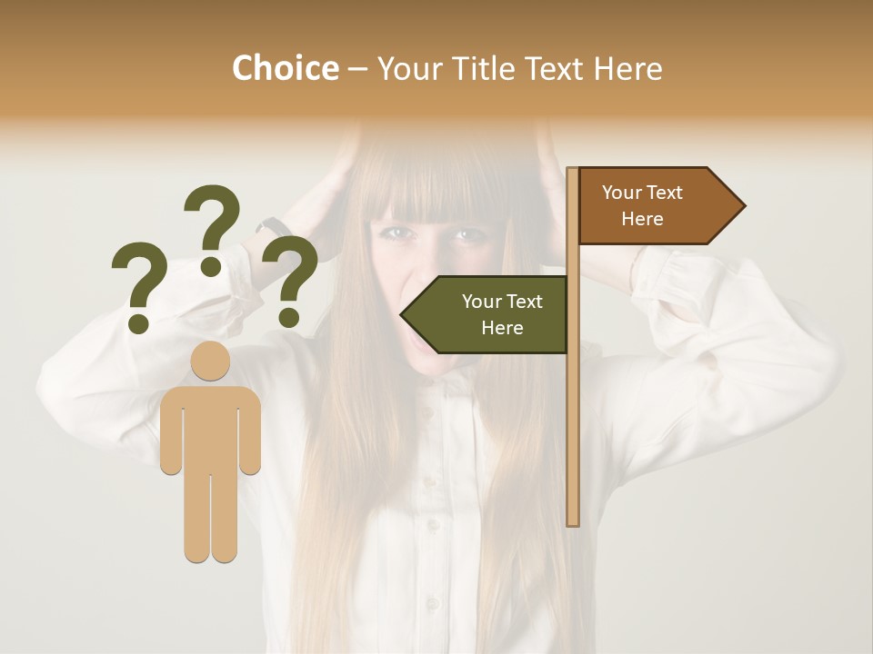 Noise Yell Silence PowerPoint Template