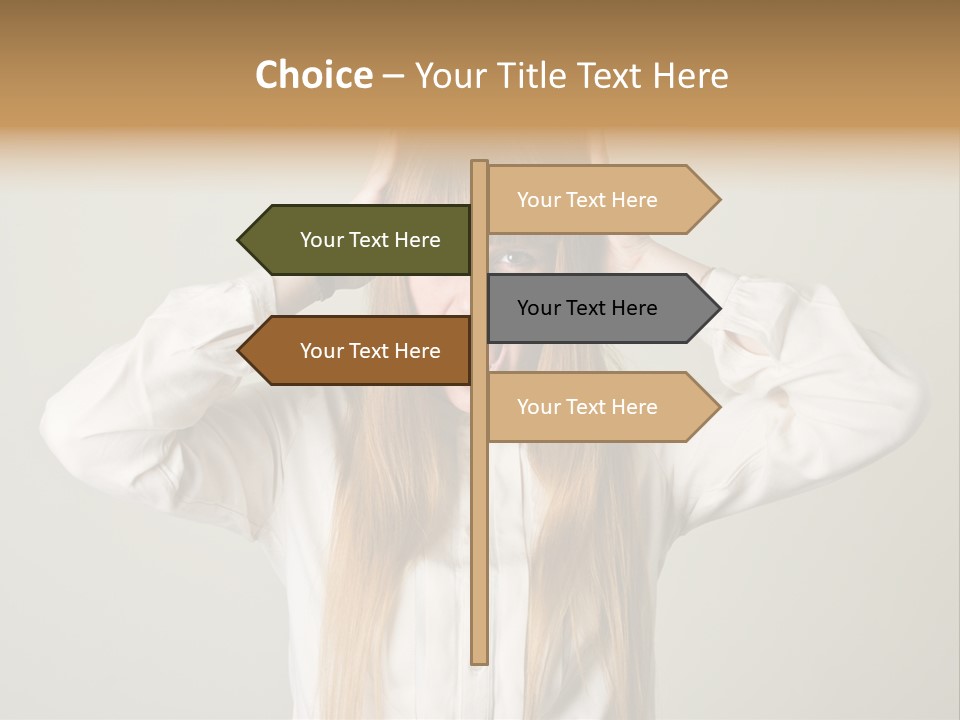 Noise Yell Silence PowerPoint Template