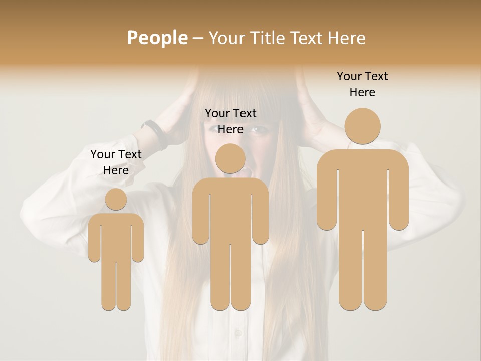 Noise Yell Silence PowerPoint Template