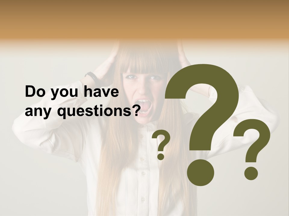 Noise Yell Silence PowerPoint Template