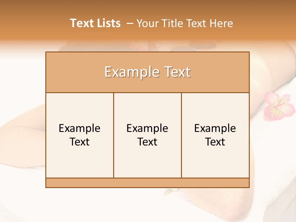 Therapy Alternative Massage PowerPoint Template