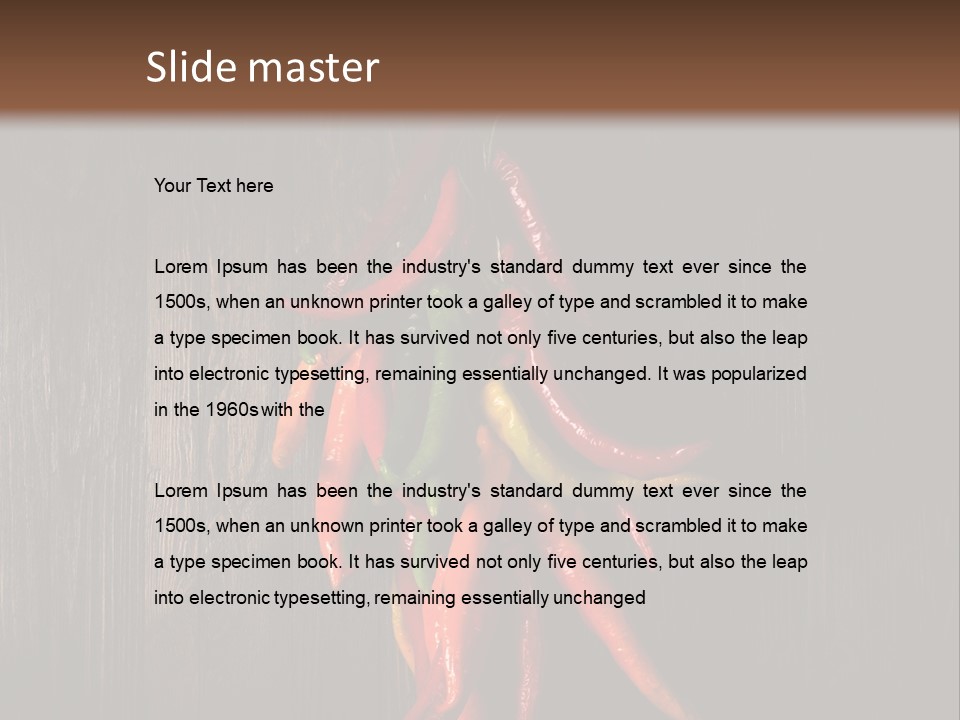 Element Wooden Raw PowerPoint Template