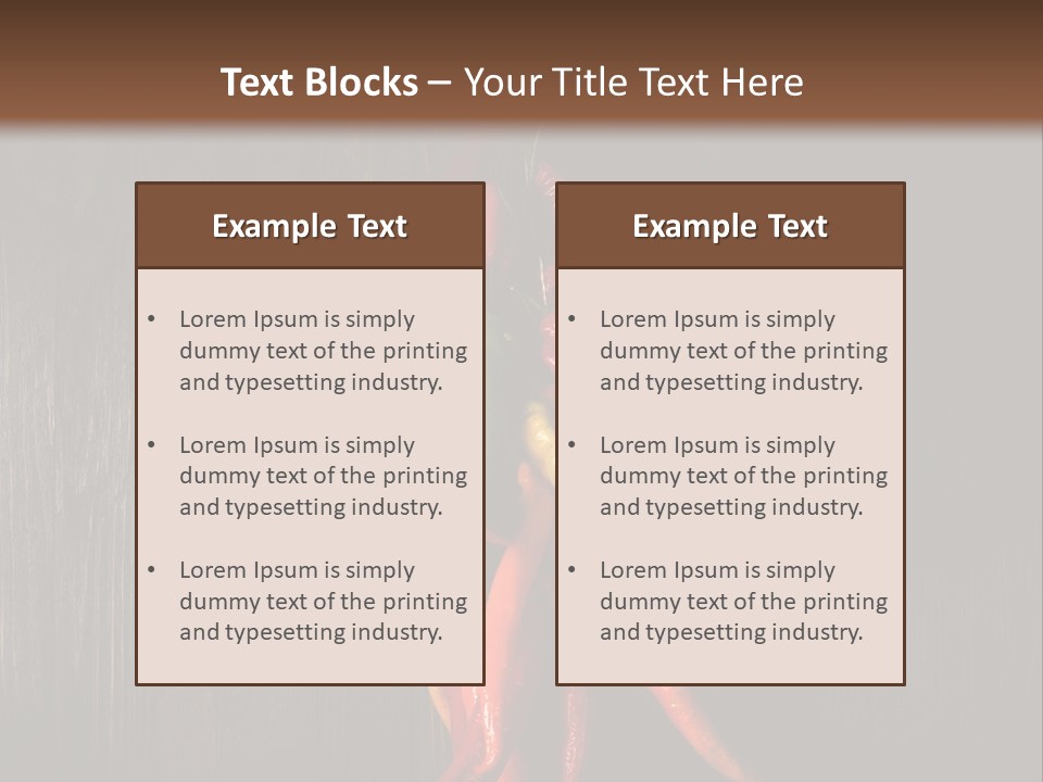 Element Wooden Raw PowerPoint Template