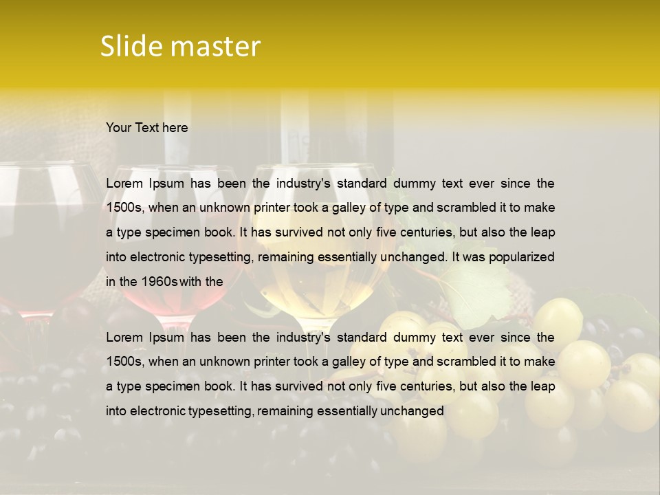 Season Winemaker Gourmet PowerPoint Template
