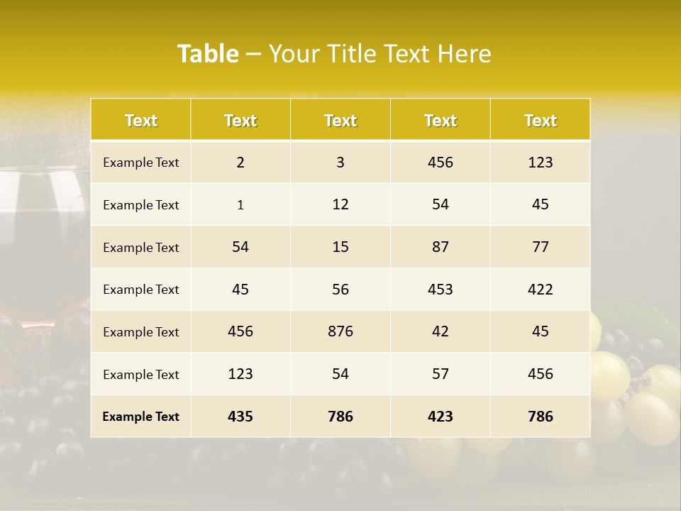 Season Winemaker Gourmet PowerPoint Template