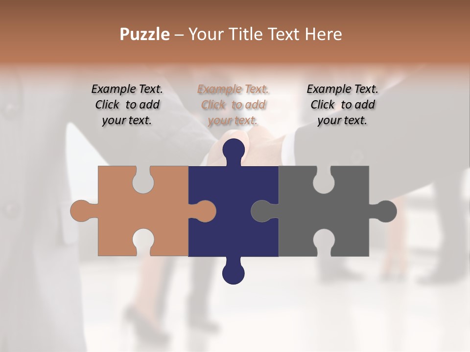 Sign Together Human PowerPoint Template