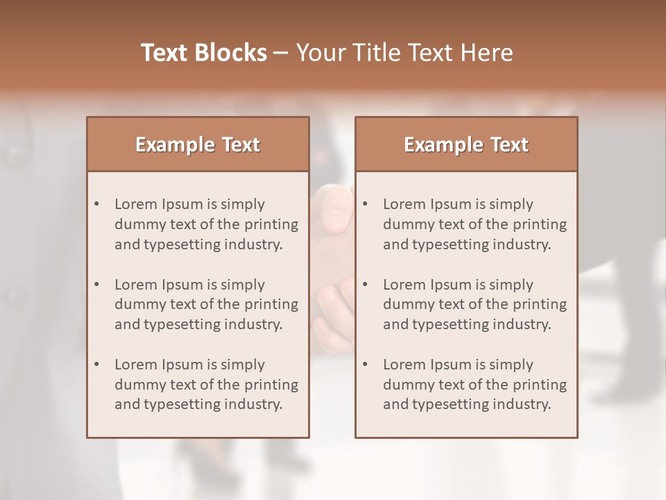 Sign Together Human PowerPoint Template
