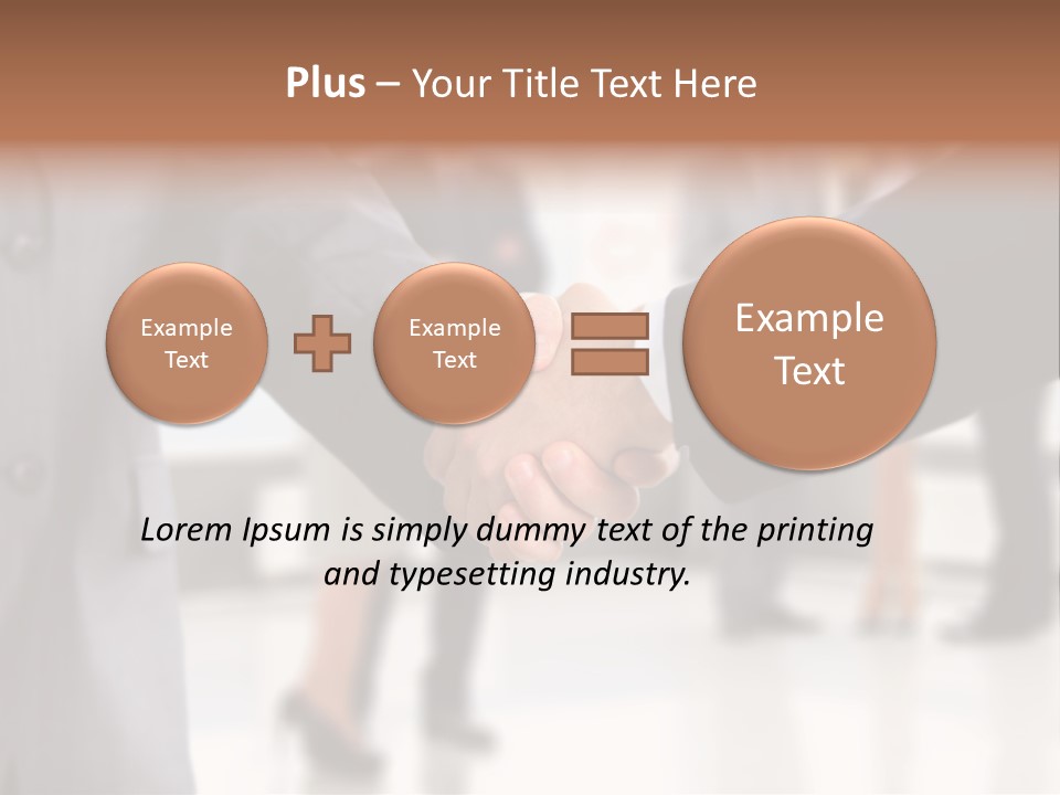 Sign Together Human PowerPoint Template