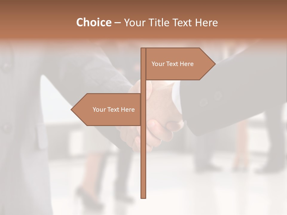 Sign Together Human PowerPoint Template