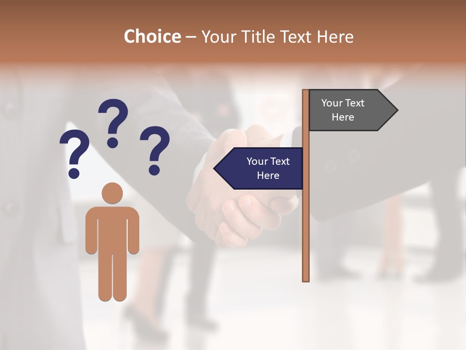 Sign Together Human PowerPoint Template