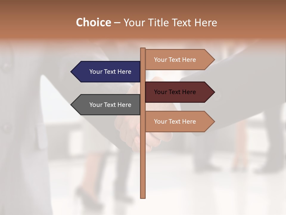 Sign Together Human PowerPoint Template