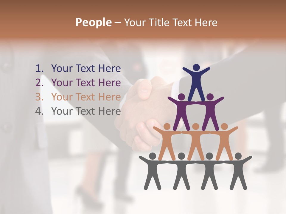 Sign Together Human PowerPoint Template