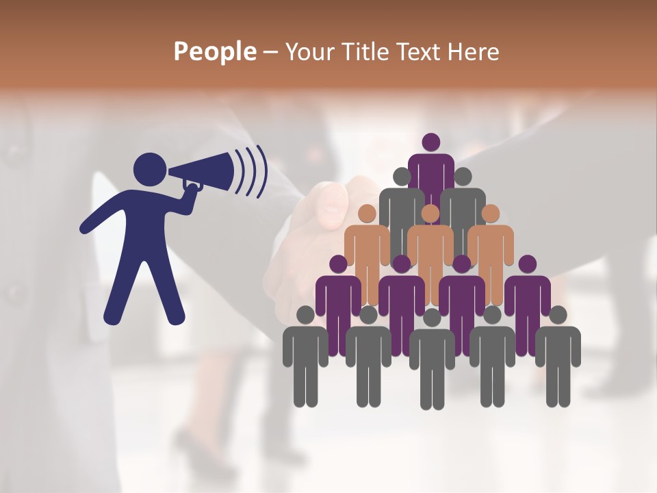 Sign Together Human PowerPoint Template