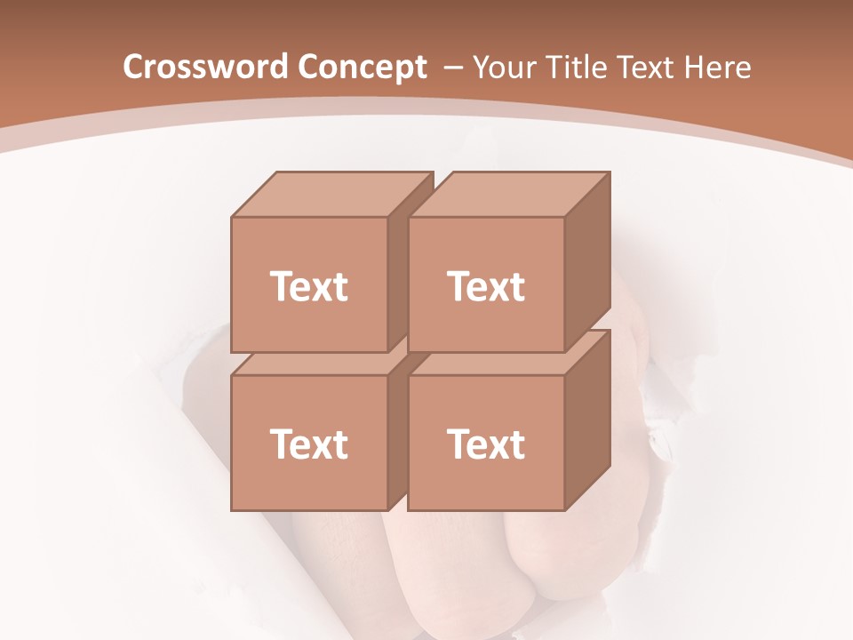 Strength Damaged Anger PowerPoint Template
