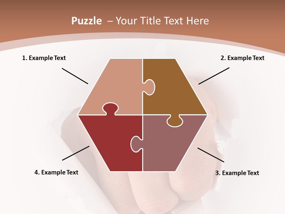 Strength Damaged Anger PowerPoint Template