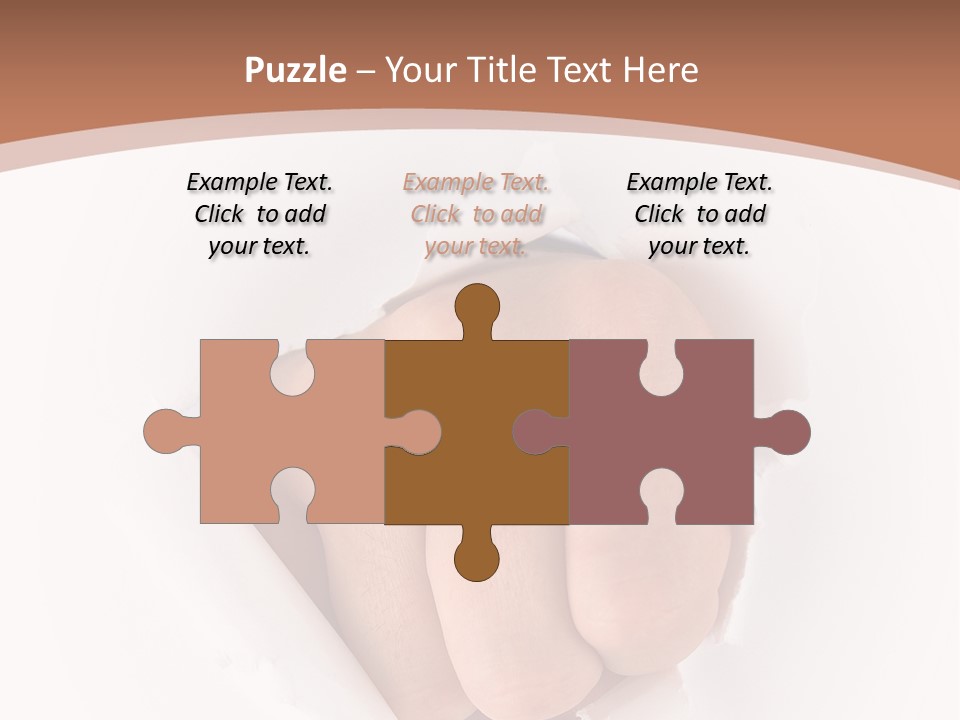 Strength Damaged Anger PowerPoint Template