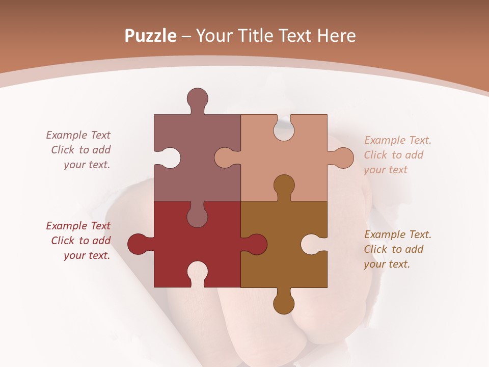 Strength Damaged Anger PowerPoint Template