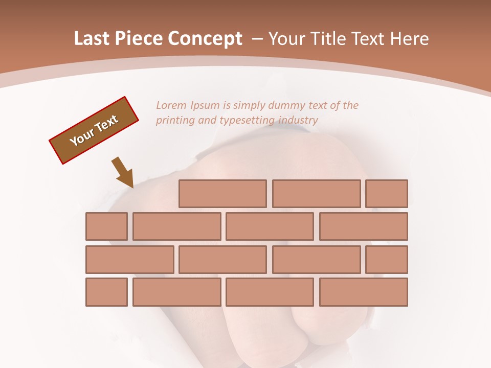 Strength Damaged Anger PowerPoint Template