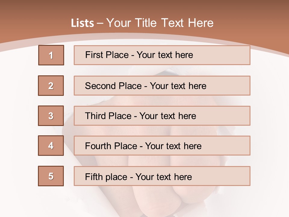 Strength Damaged Anger PowerPoint Template