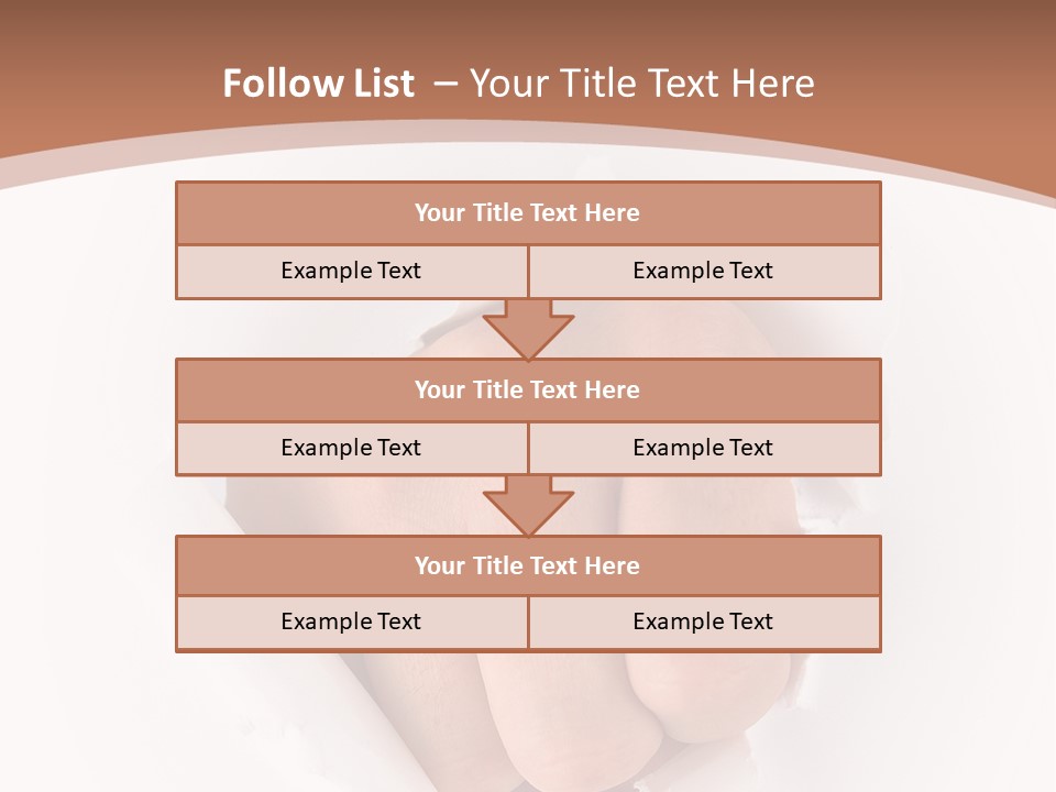 Strength Damaged Anger PowerPoint Template