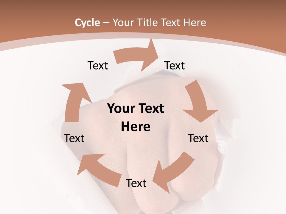 Strength Damaged Anger PowerPoint Template