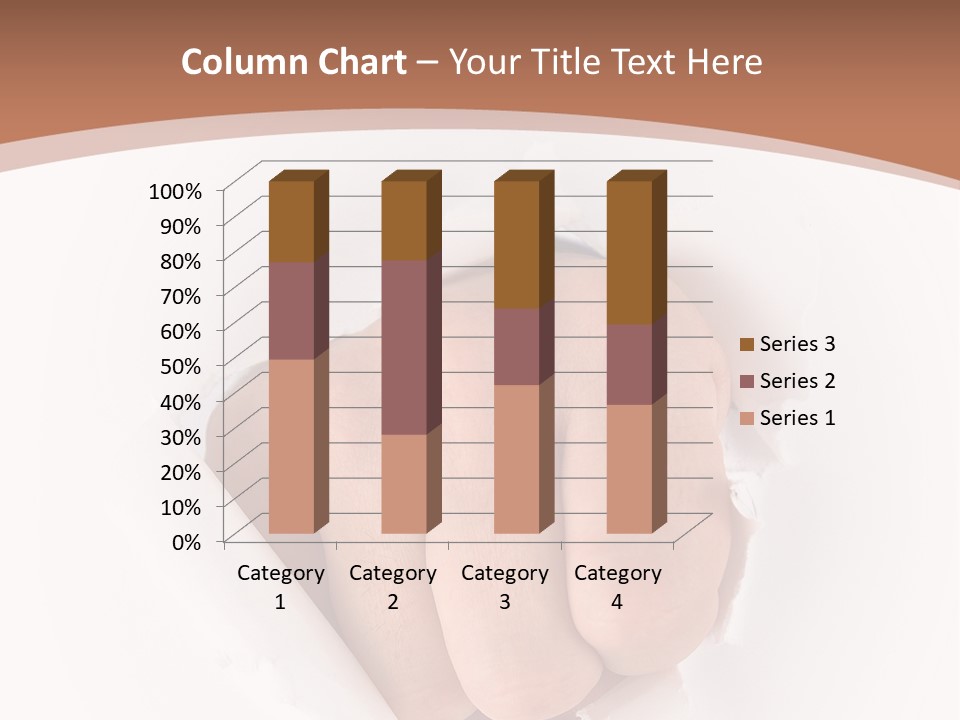 Strength Damaged Anger PowerPoint Template