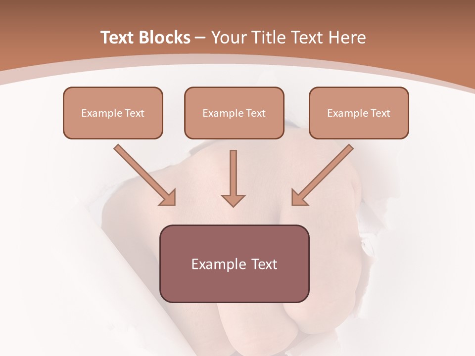 Strength Damaged Anger PowerPoint Template
