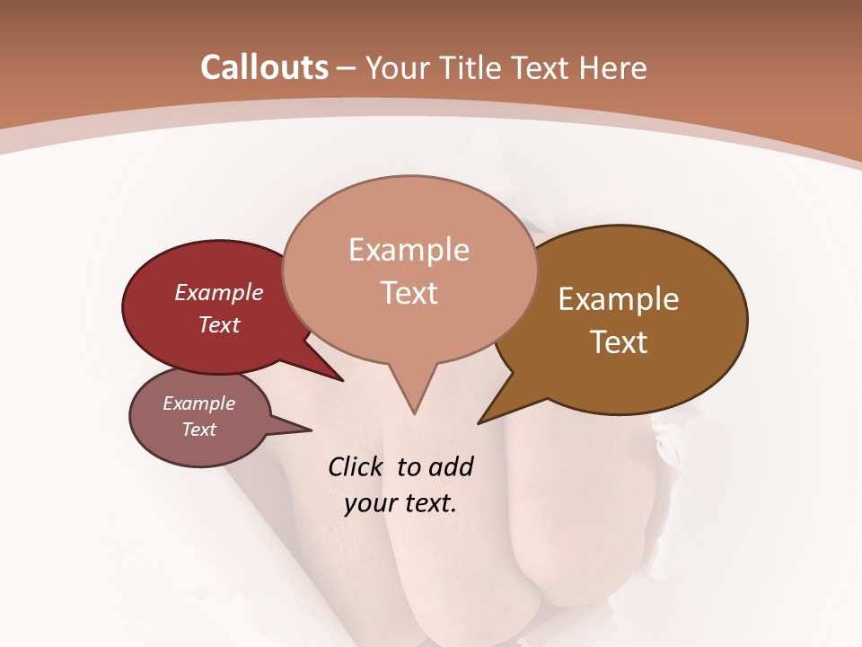 Strength Damaged Anger PowerPoint Template