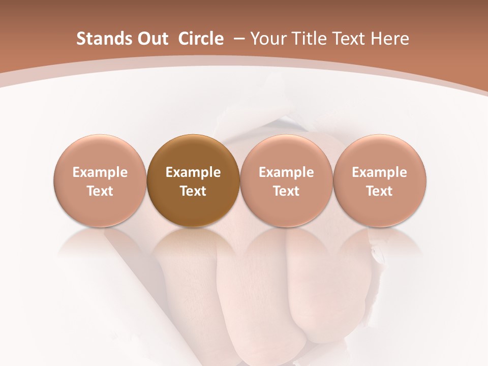 Strength Damaged Anger PowerPoint Template