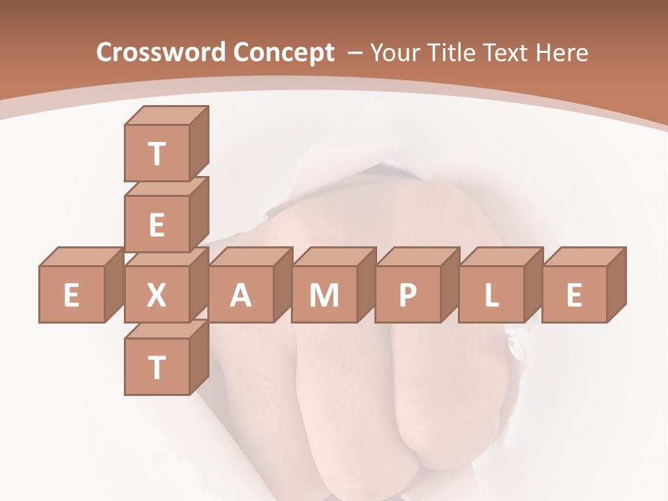 Strength Damaged Anger PowerPoint Template