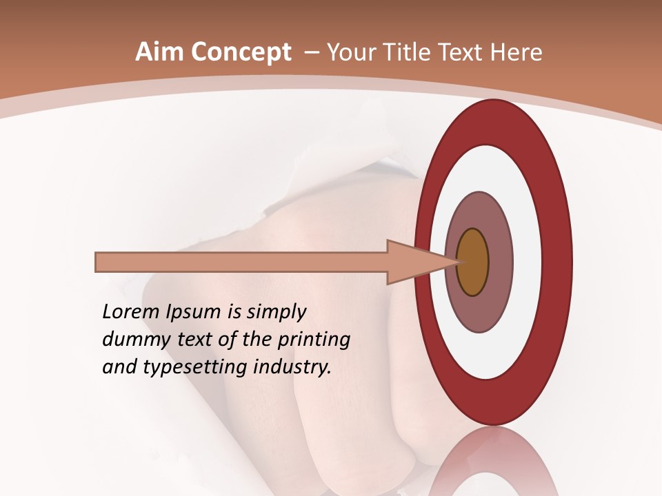 Strength Damaged Anger PowerPoint Template