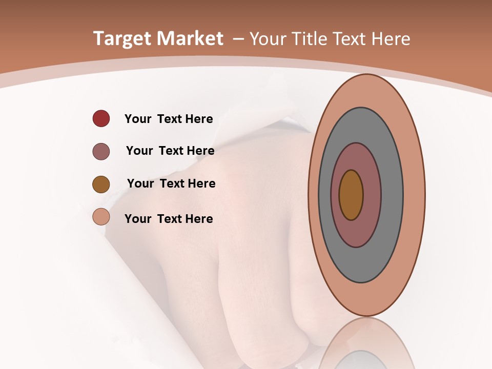 Strength Damaged Anger PowerPoint Template