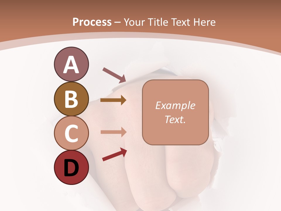 Strength Damaged Anger PowerPoint Template