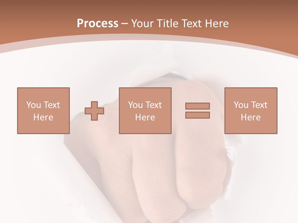 Strength Damaged Anger PowerPoint Template