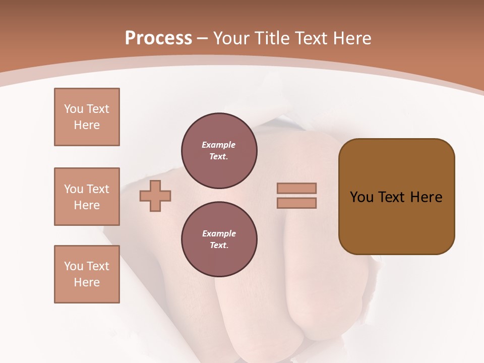Strength Damaged Anger PowerPoint Template