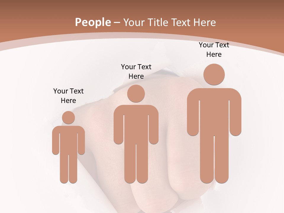 Strength Damaged Anger PowerPoint Template