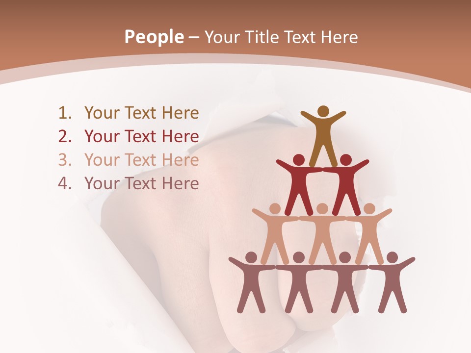 Strength Damaged Anger PowerPoint Template