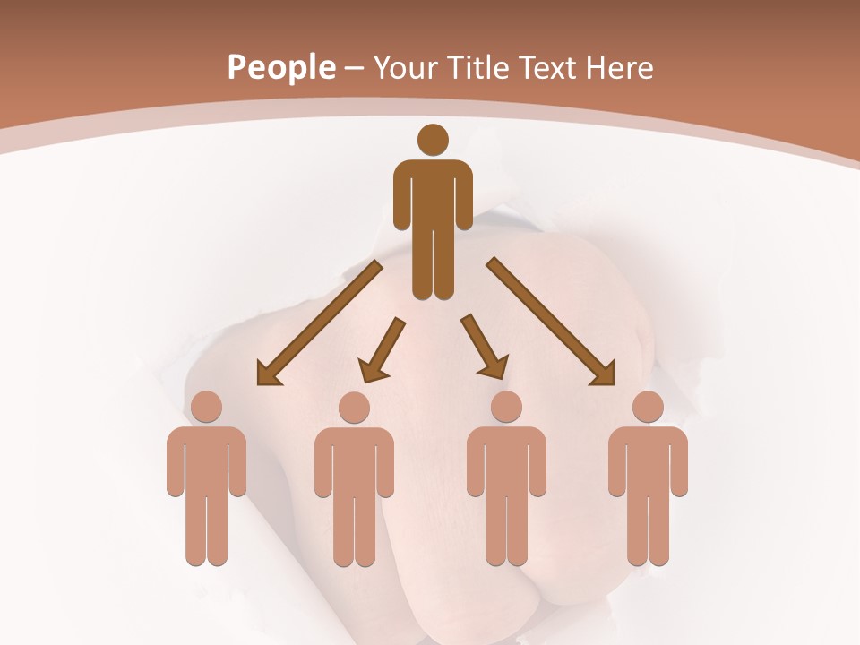 Strength Damaged Anger PowerPoint Template